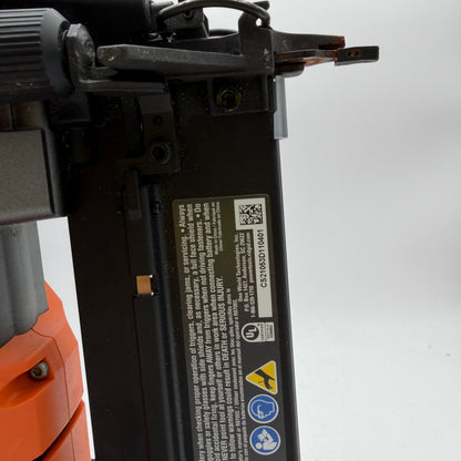 RIDGID 18V 18 Gauge Brushless Brad Nailer Orange (R09891) Tool Only