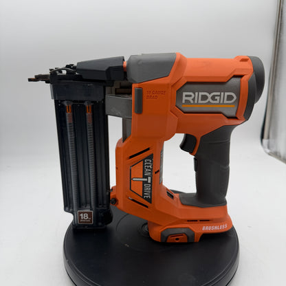 RIDGID 18V 18 Gauge Brushless Brad Nailer Orange (R09891) Tool Only