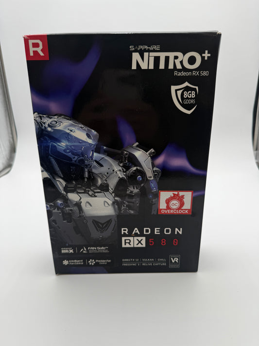 Radeon RX 580 Graphics Card - 8GB- Used, Black, with Box, Free Shipping 15