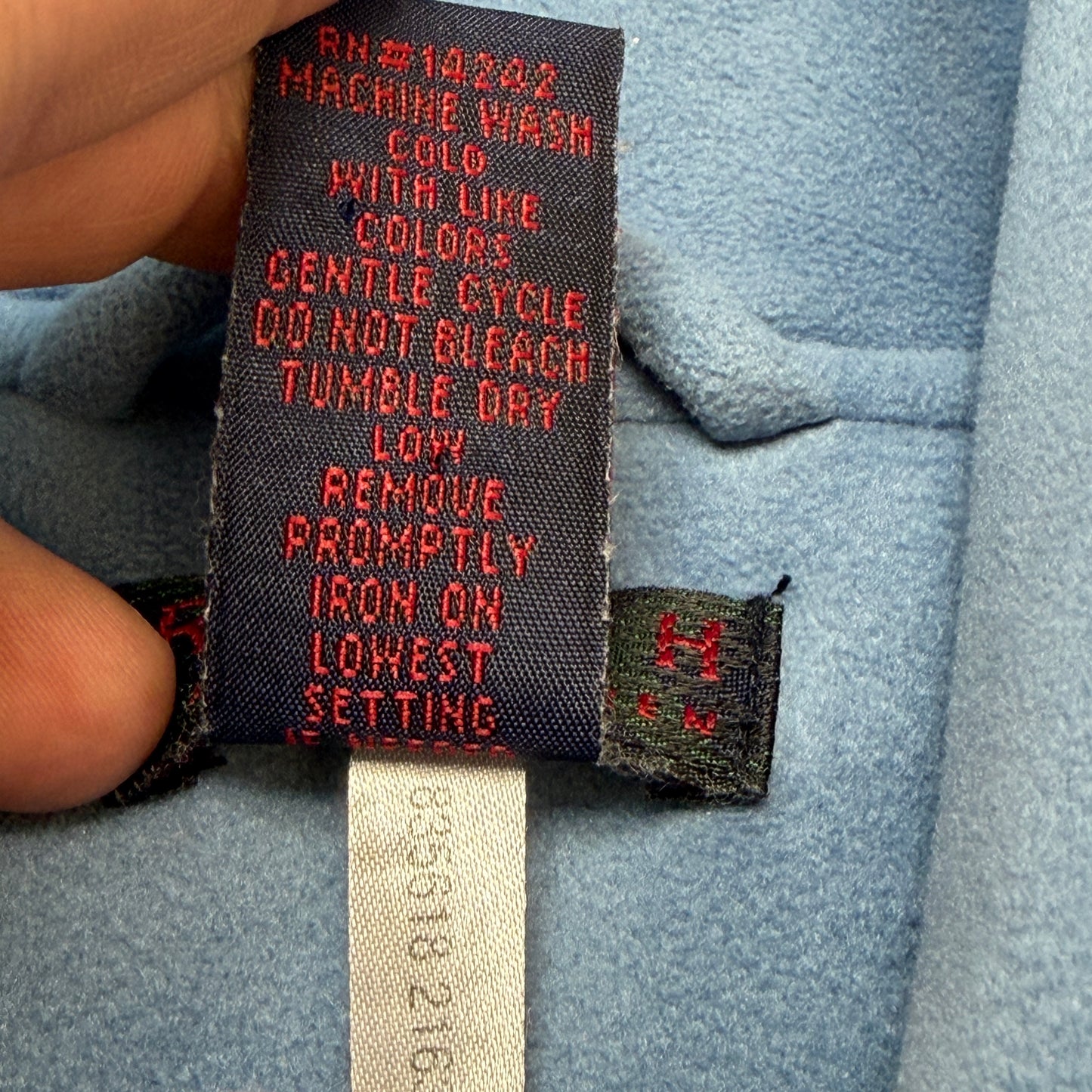 Polo Ralph Lauren Vintage Polo Bear Velour Robe Women's Size S Blue Bathrobe