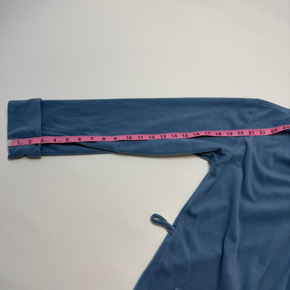 Polo Ralph Lauren Vintage Polo Bear Velour Robe Women's Size S Blue Bathrobe