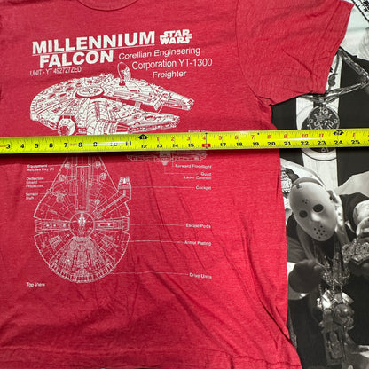 Retro Star Wars Millenium Falcon Tee Size Large