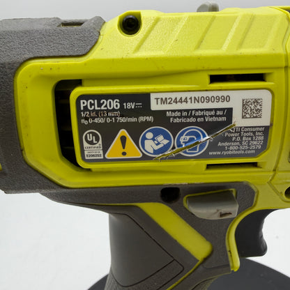 Ryobi ONE+ 18V PCL206 Compact Cordless Drill/Driver 1/2in