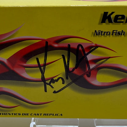 SIGNED 2X Kenny Koretsky Nitro Fish 2005 Dodge Stratus 1:24 Diecast - Action Racing