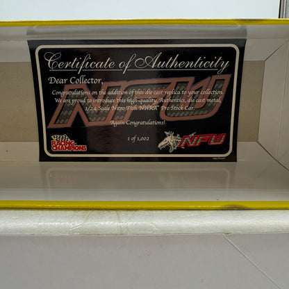 SIGNED 2X Kenny Koretsky Nitro Fish 2005 Dodge Stratus 1:24 Diecast - Action Racing