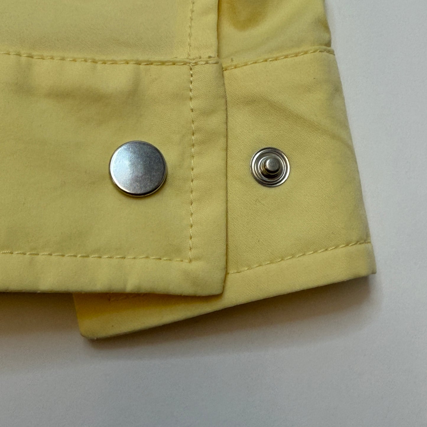 Saks Fifth Avenue Ripstop Coaches Jacket Yellow Size XL NWT