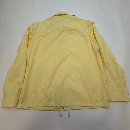 Saks Fifth Avenue Ripstop Coaches Jacket Yellow Size XL NWT
