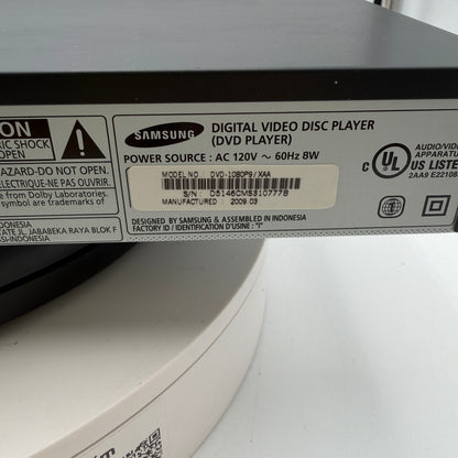 Samsung 1080p DVD Player HDMI HD Upscaling DVD-1080P8/XAA with Remote