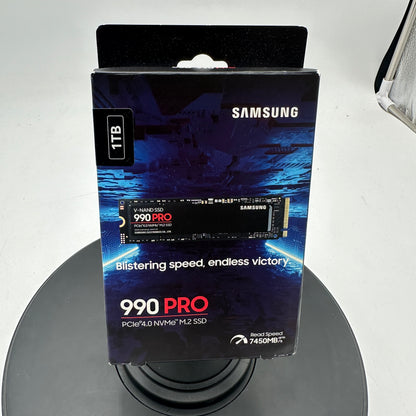 Samsung 990 PRO 1TB Internal NVMe SSD PCIe Gen 4x4, Black