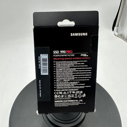 Samsung 990 PRO 1TB Internal NVMe SSD PCIe Gen 4x4, Black