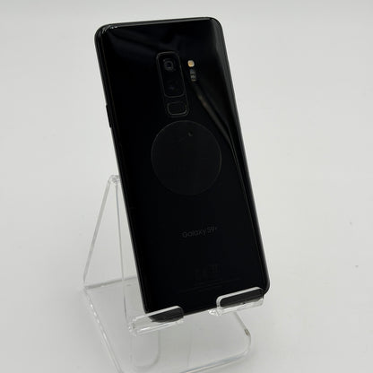 Samsung Galaxy S9+ 64GB Sprint Black Cell Phone Used Cracked Screen