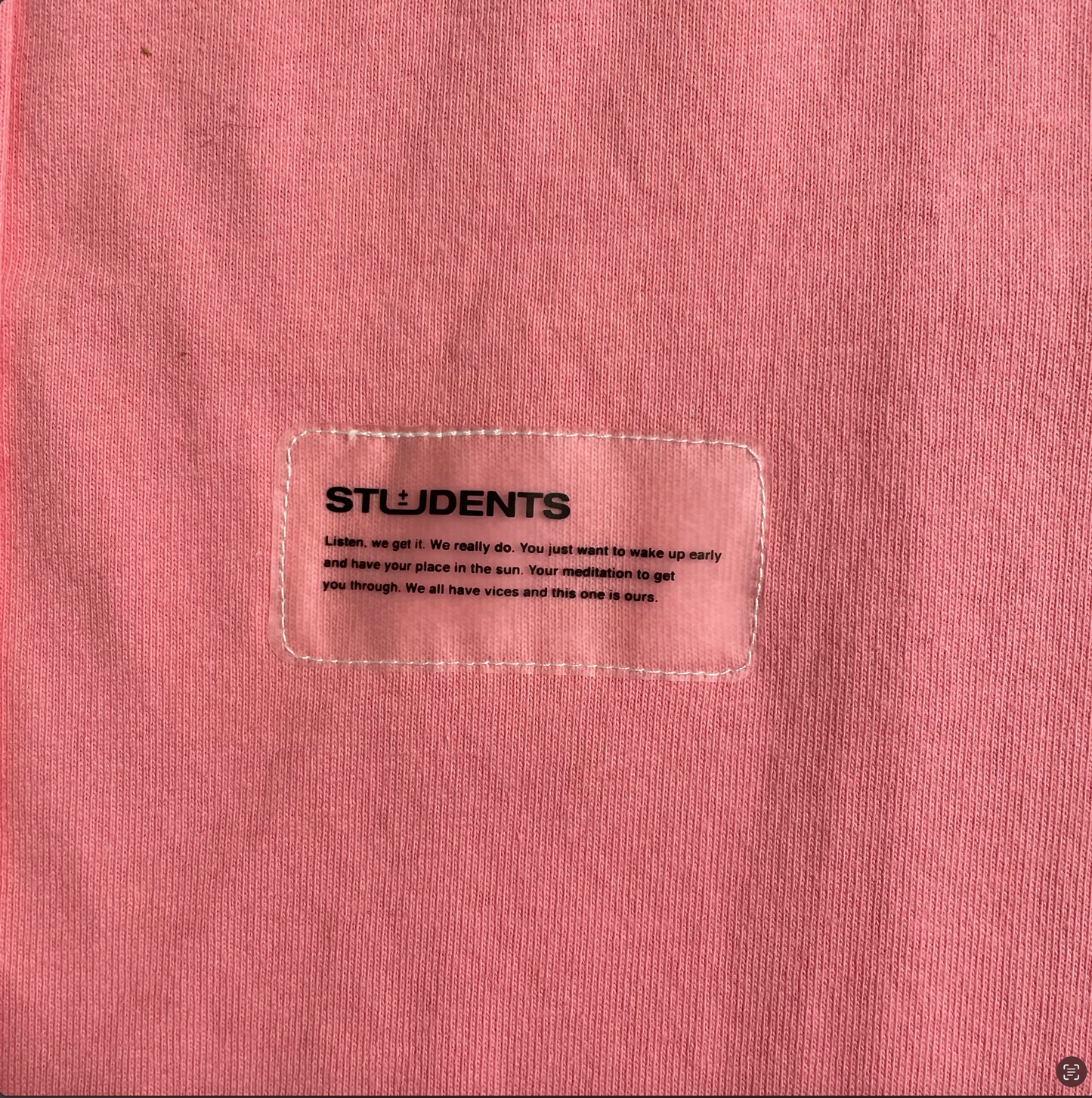 Students  Undulations L/S T-shirt Salmon