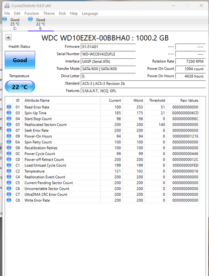 Western Digital 1TB HDD