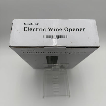 Secura Electric Wine Opener Black New Open Box