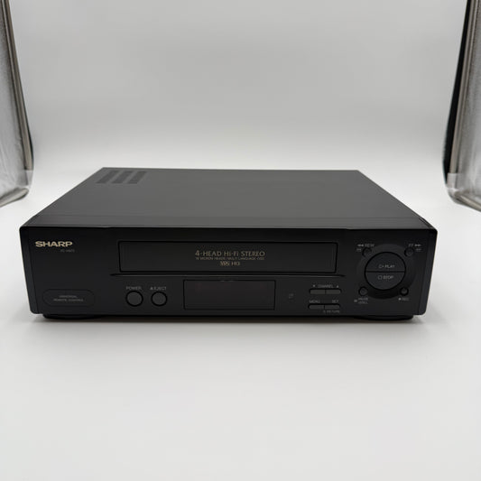 Sharp VC-H972 VCR Player Black, Excellent Condition, Tested and Working