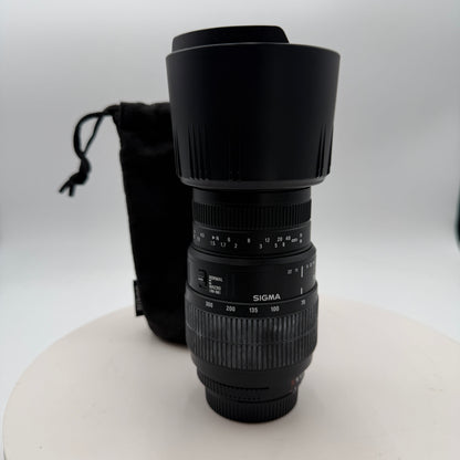 Sigma AF 70-300mm f/4-5.6 D DL Macro Lens for Nikon F - Black