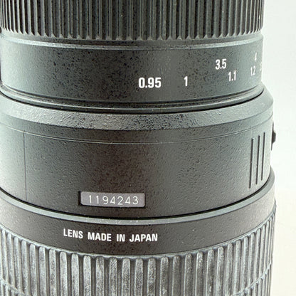 Sigma AF 70-300mm f/4-5.6 D DL Macro Lens for Nikon F - Black