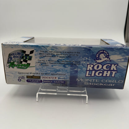 Action Racing Signed Rare Rolling Rock Light John Kamarinski #33 1 of 1,033 Monte Carlo Stock Car Collectible