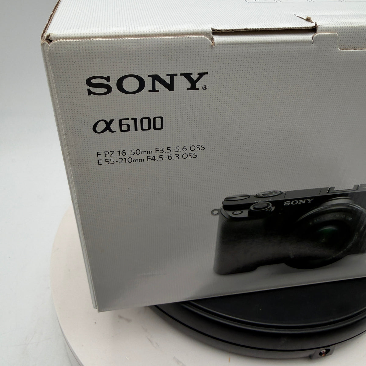 Sony A6100 Digital Camera Black Kit w/ Extras 1104 Shutter Count