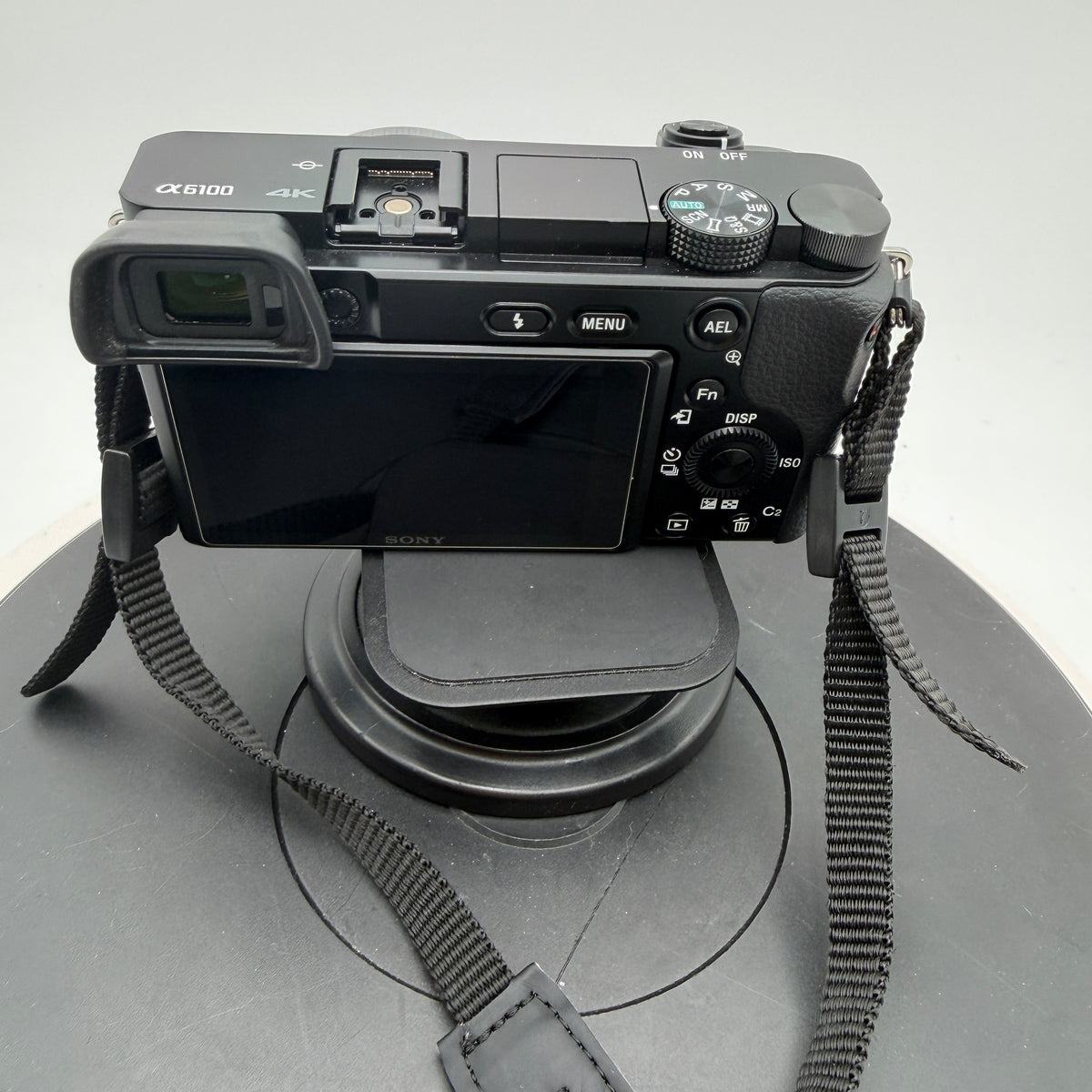 Sony A6100 Digital Camera Black Kit w/ Extras 1104 Shutter Count