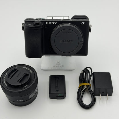 Sony A6400 Digital Camera Bundle Low Shutter Count