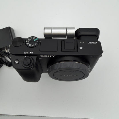 Sony A6400 Digital Camera Bundle Low Shutter Count