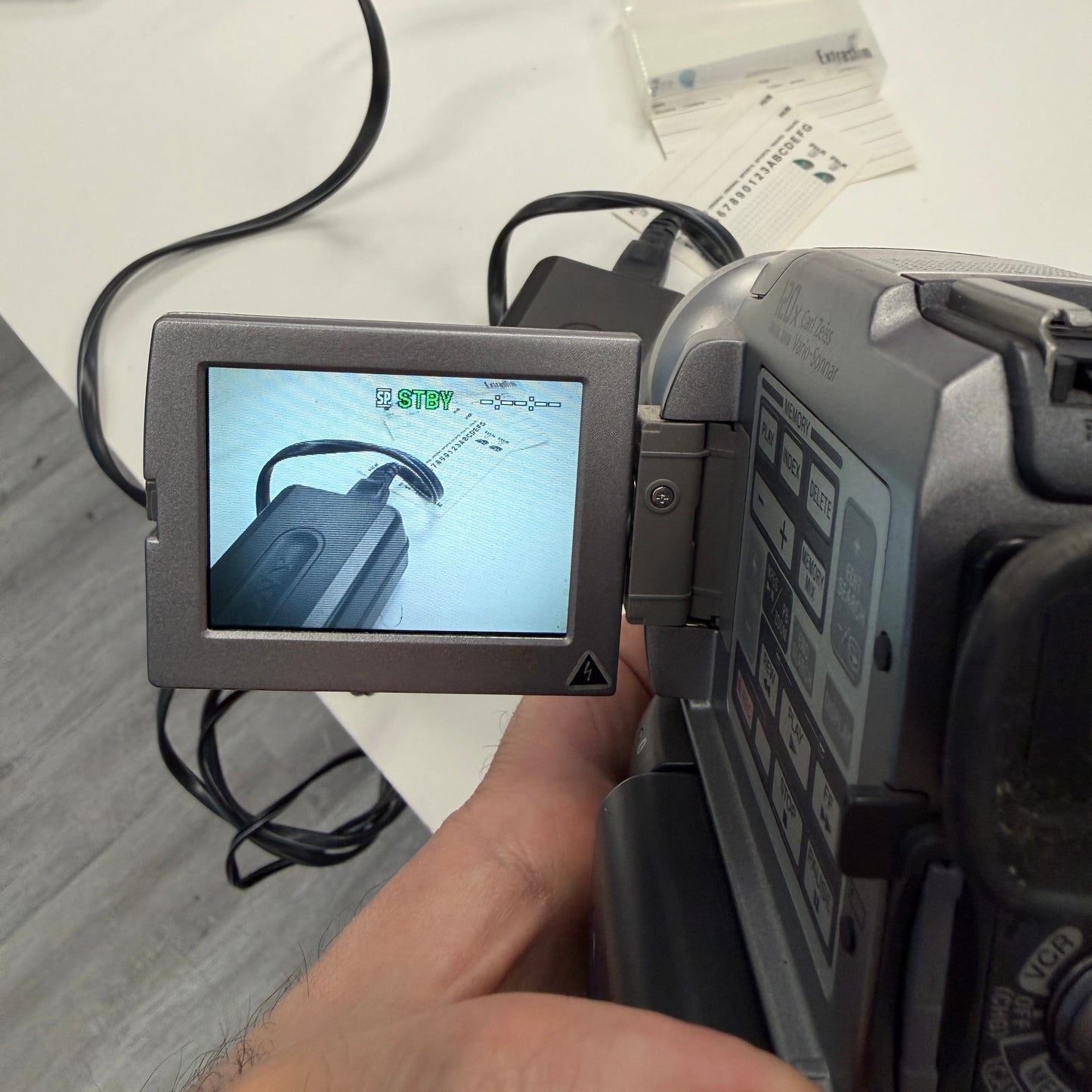 Vintage Sony DCR-PC120E Mini DV Tape Camcorder TESTED READ