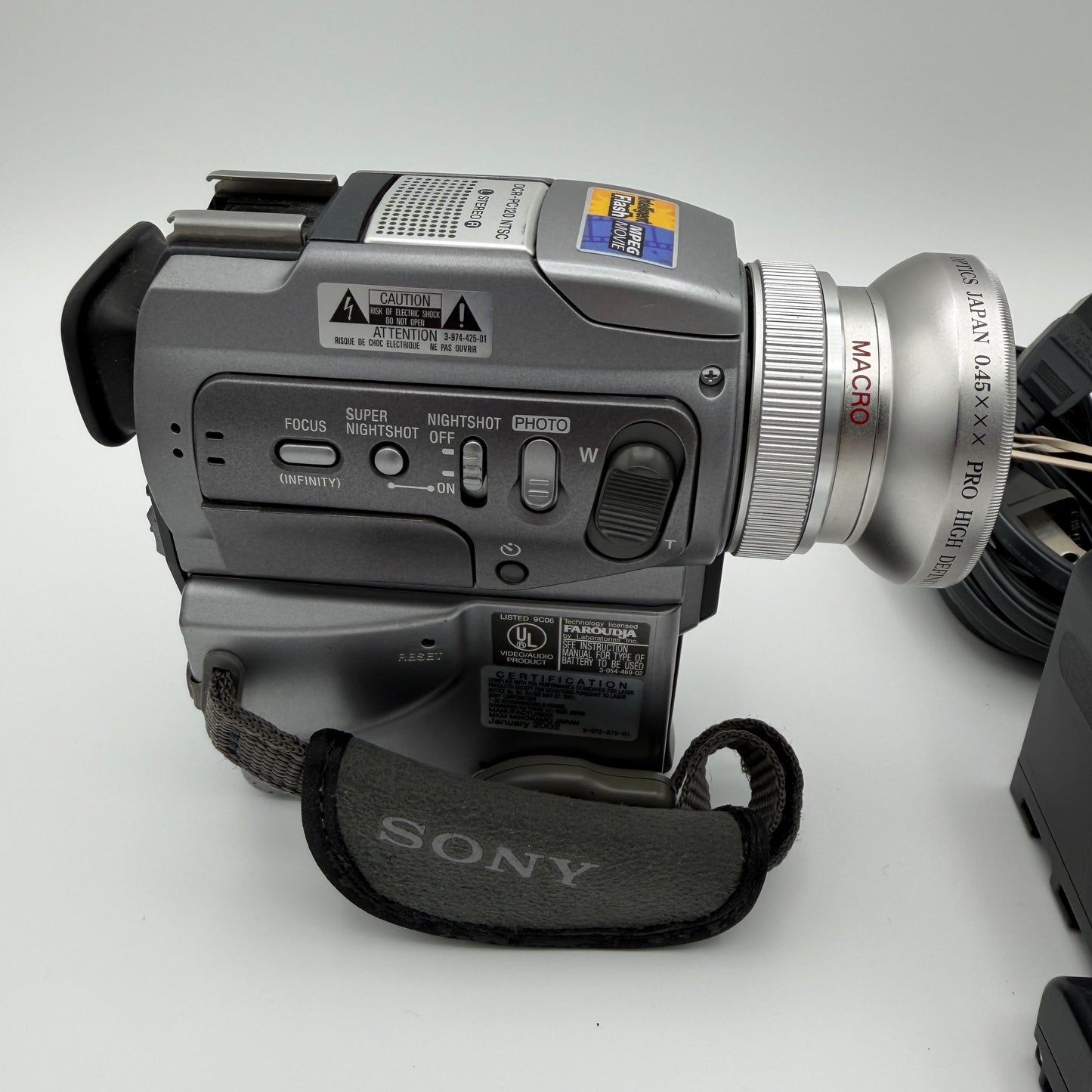 Vintage Sony DCR-PC120E Mini DV Tape Camcorder TESTED READ