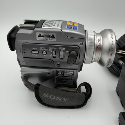 Vintage Sony DCR-PC120E Mini DV Tape Camcorder TESTED READ