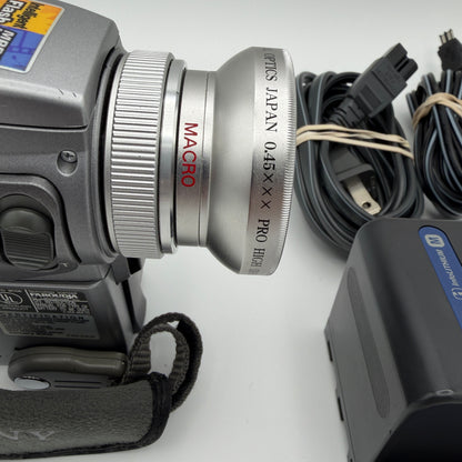 Vintage Sony DCR-PC120E Mini DV Tape Camcorder TESTED READ