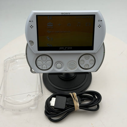 Sony PSP Go (PSP-N1001) White Handheld Game Console with Extras