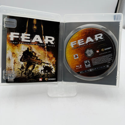 Sony PlayStation 3 F.E.A.R. Video Game Complete in Case with Manual & Inserts PS3