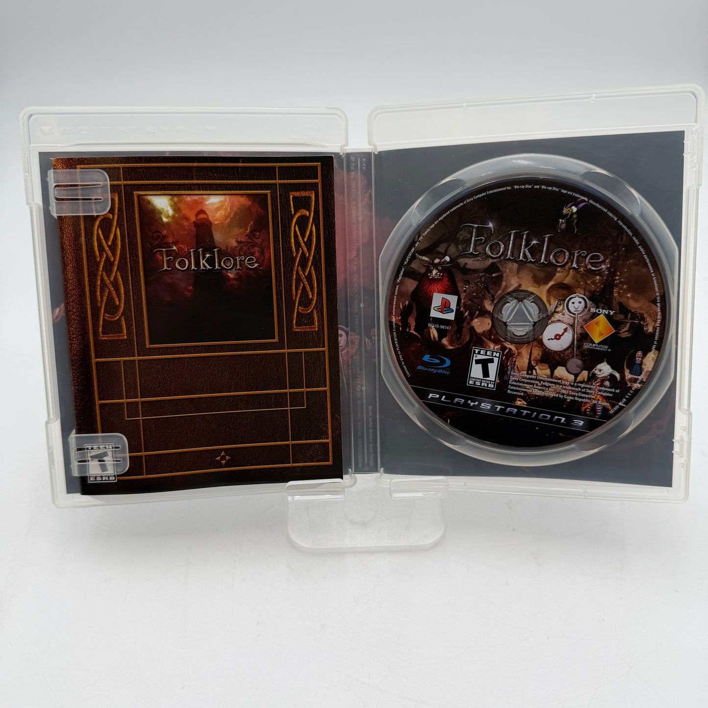 Sony PlayStation 3 Folklore Video Game Complete w/ Case, Manual & Inserts