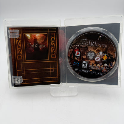 Sony PlayStation 3 Folklore Video Game Complete w/ Case, Manual & Inserts