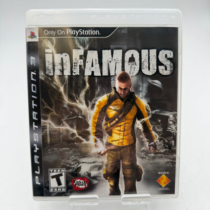 Sony PlayStation 3 Infamous Video Game PS3 Complete with Case, Manual & Inserts