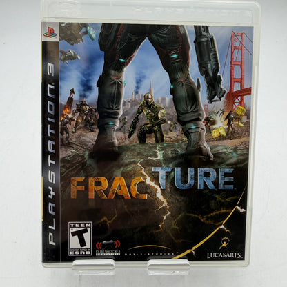 Sony PlayStation 3 PS3 Fracture Video Game CIB