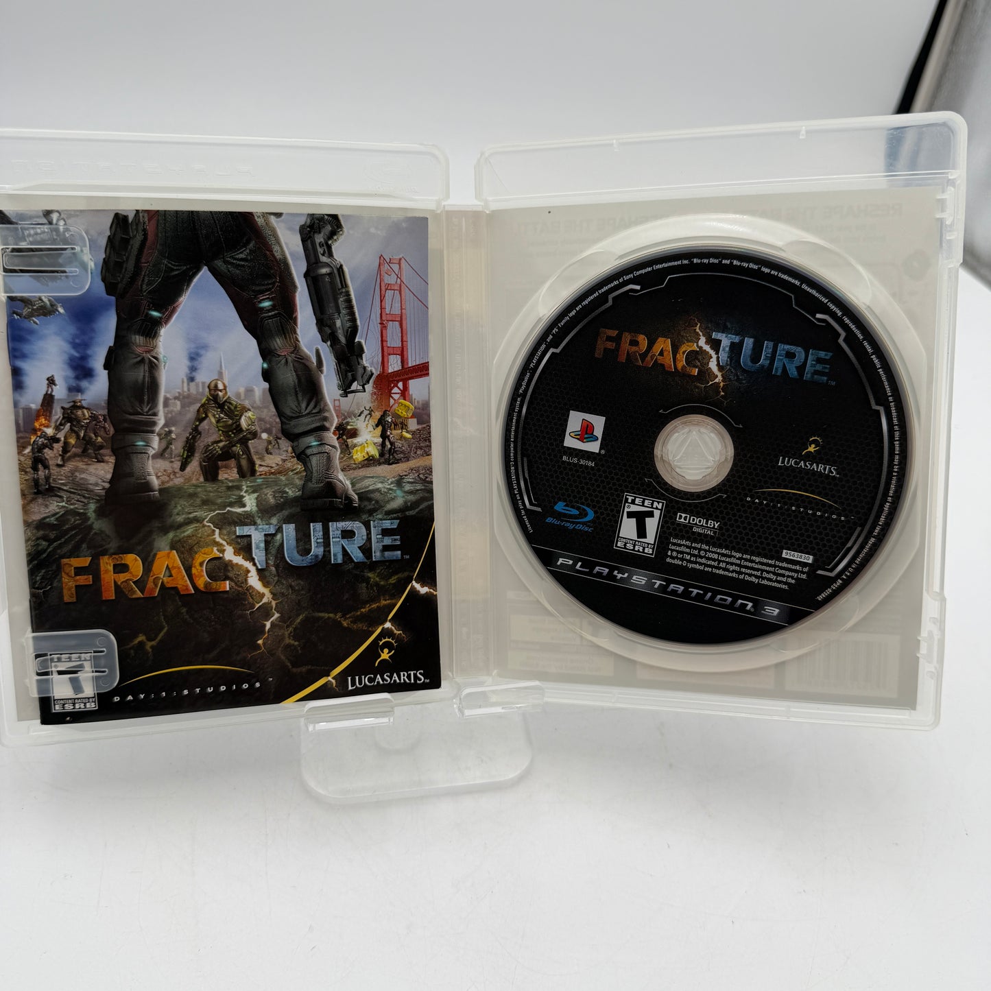 Sony PlayStation 3 PS3 Fracture Video Game CIB