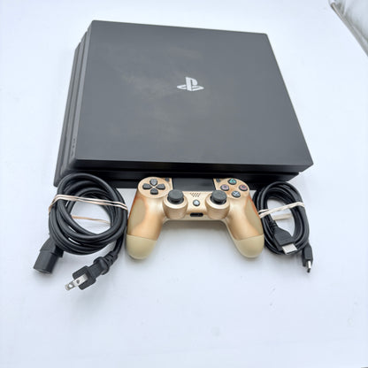 Sony PlayStation 4 Pro CUH-7015B 1TB Used With Box and Cables