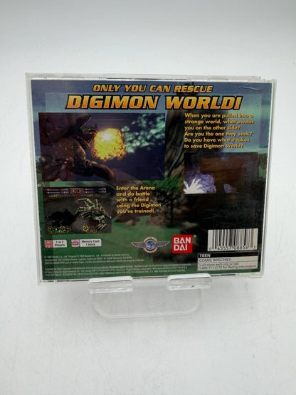 Sony PlayStation Digimon World PS1 Video Game Complete Tested Used A
