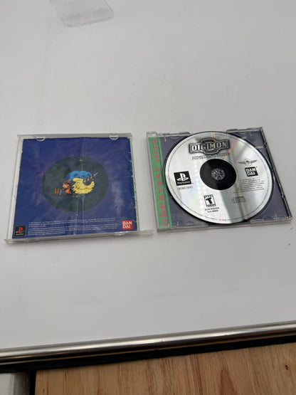 Sony PlayStation Digimon World PS1 Video Game Complete Tested Used A