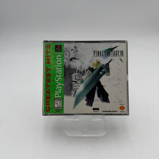 Sony PlayStation Final Fantasy VII Video Game Complete CIB Used A