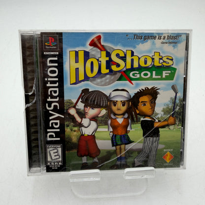Sony PlayStation Hot Shots Golf Video Game Complete CIB PS1