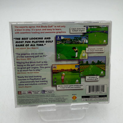 Sony PlayStation Hot Shots Golf Video Game Complete CIB PS1