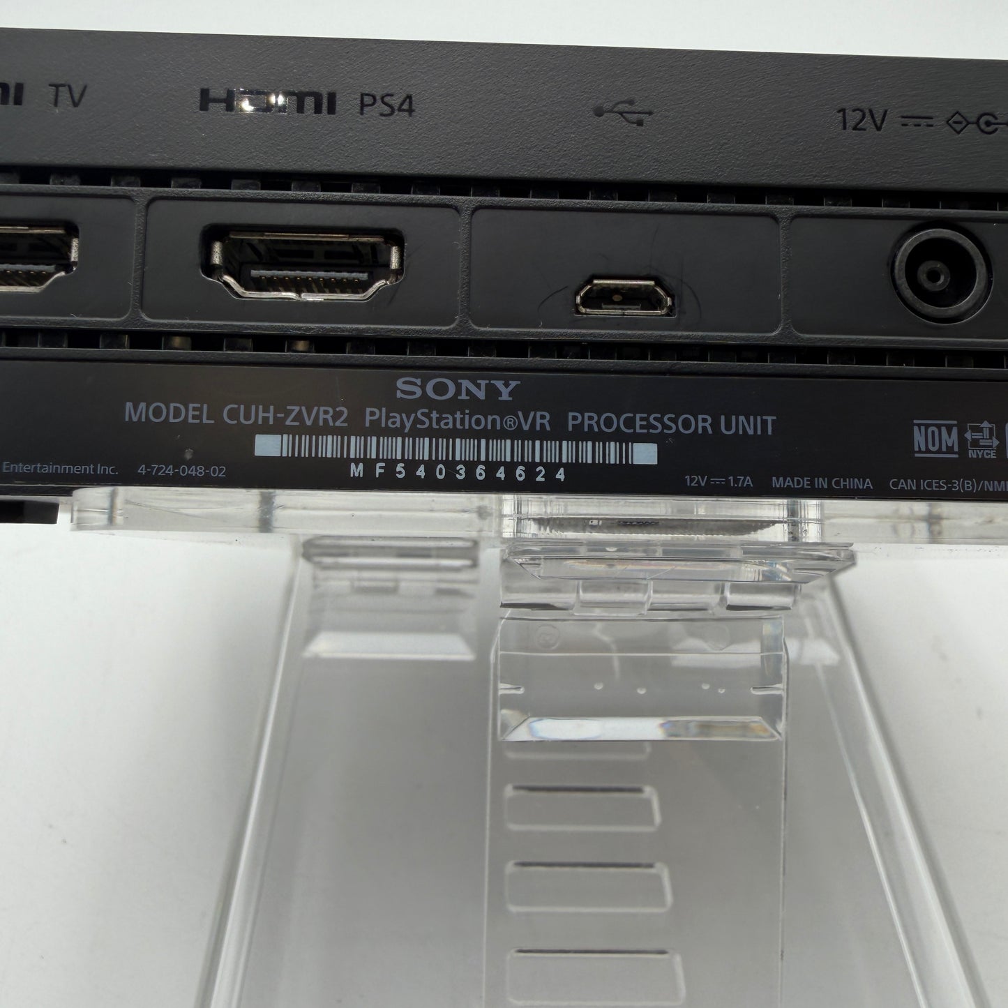 Sony PlayStation VR Processor Unit Model CUH-ZVR2 Black Used