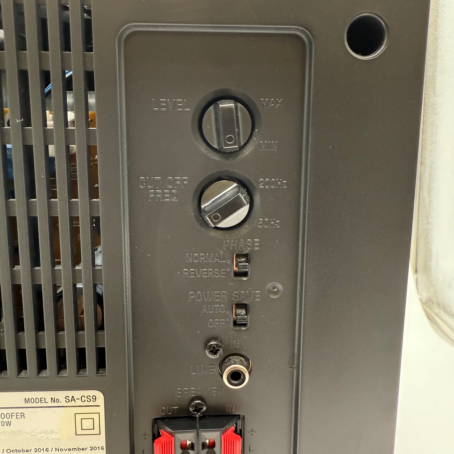 Sony SA-CS9 Black Speaker - Used, Fully Functional, Free Shipping