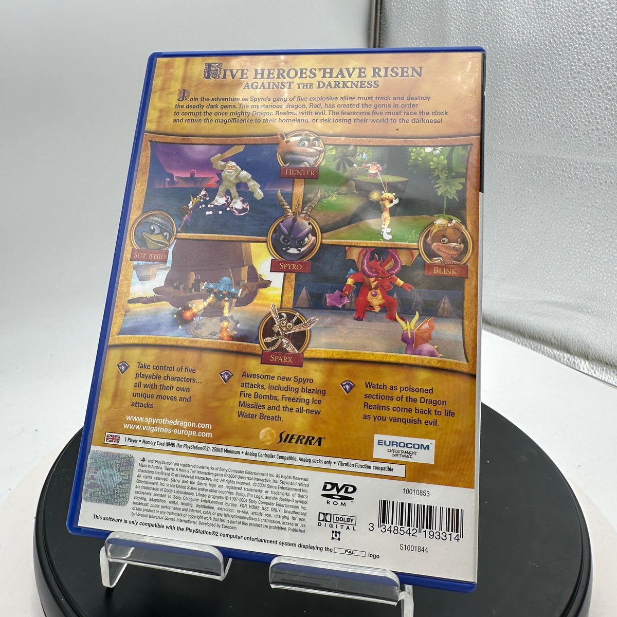 Spyro A Hero's Tail PAL PlayStation 2 Video Game
