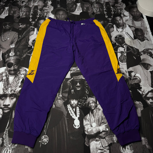 Starter Black Label Lakers Nylon Pants Size XL