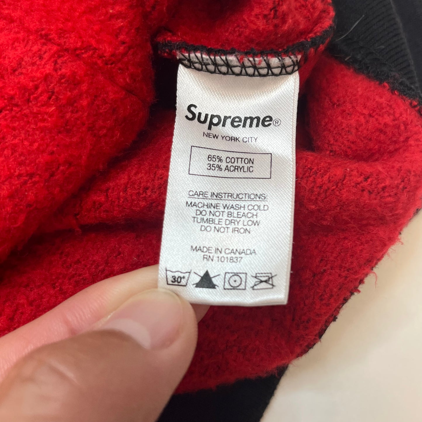 Supreme Small Box Logo Zip Up Hoodie Medium Black
