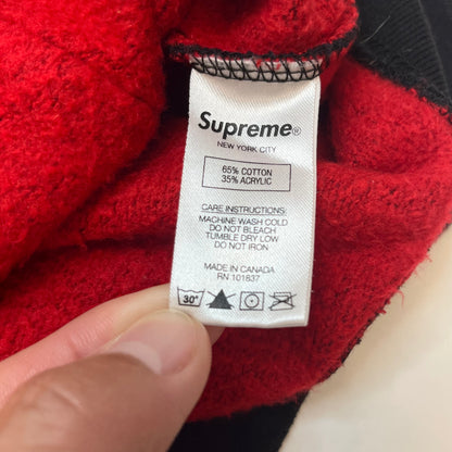 Supreme Small Box Logo Zip Up Hoodie Medium Black