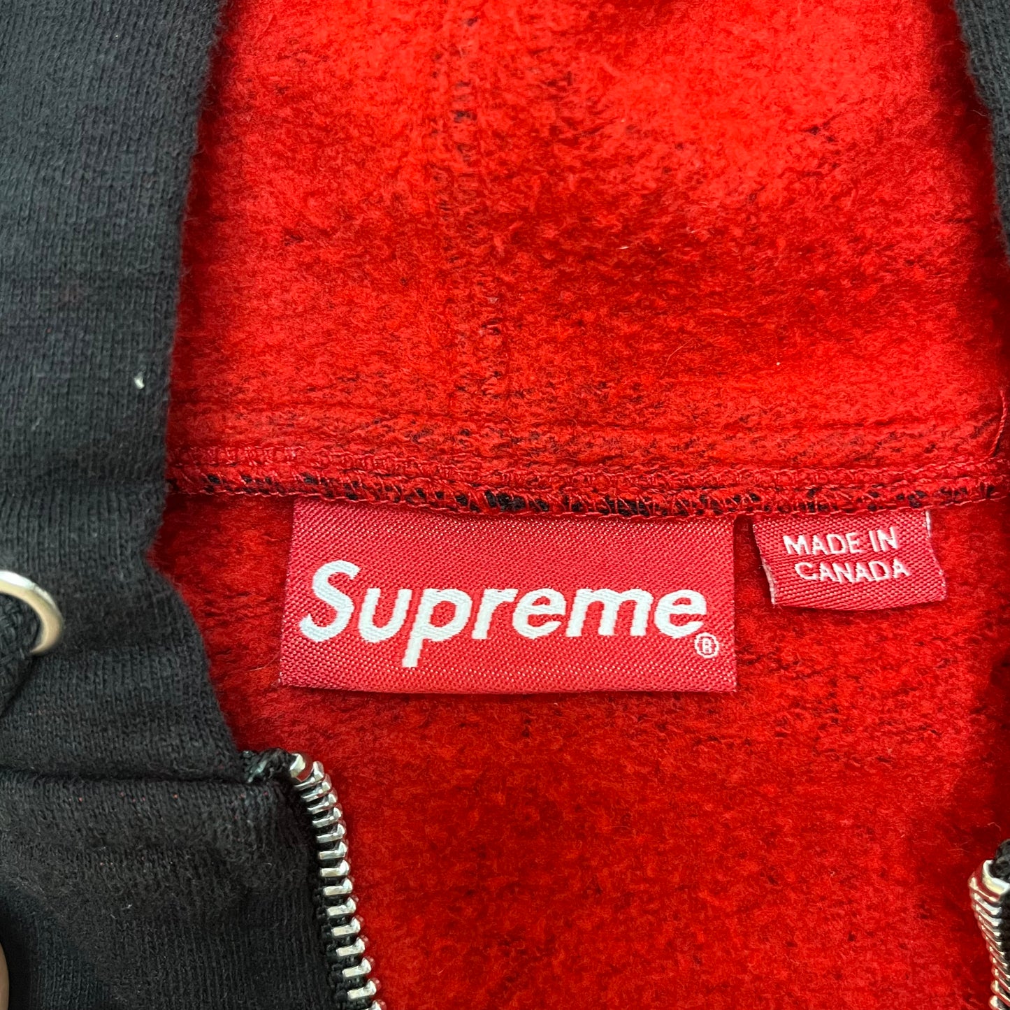 Supreme Small Box Logo Zip Up Hoodie Medium Black